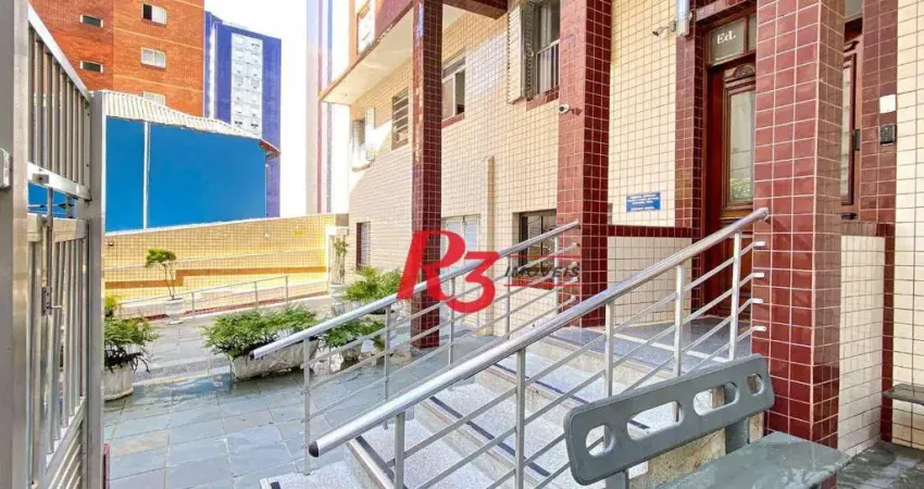 Apartamento à venda, 58 m² por r$ 300.000,00 - josé menino - santos/sp