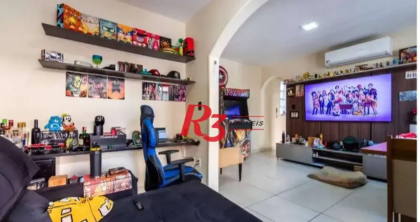 Apartamento com 3 dormitórios à venda, 85 m² por r$ 480.000,00 - boqueirão - santos/sp