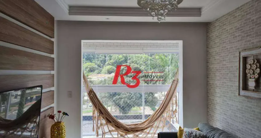 Apartamento com 2 dormitórios à venda, 59 m² por r$ 535.000,00 - vila matias - santos/sp