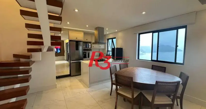 Apartamento com 2 dormitórios à venda, 83 m² por r$ 1.290.000,00 - ponta da praia - santos/sp