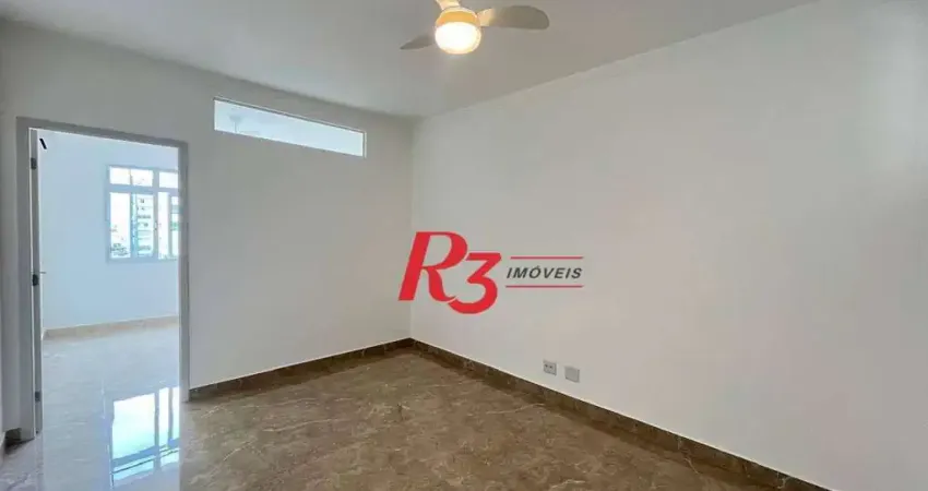Apartamento com 2 dormitórios para alugar, 68 m² por r$ 3.500,01/mês - boqueirão - santos/sp