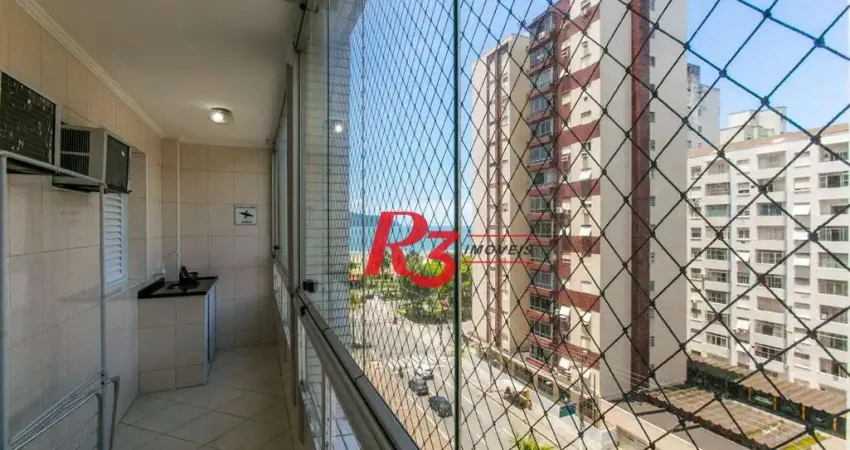 Apartamento com 2 dormitórios à venda, 100 m² por r$ 490.000,00 - itararé - são vicente/sp