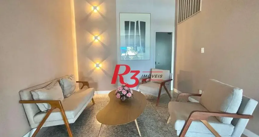 Apartamento com 3 dormitórios à venda, 168 m² por r$ 750.000,00 - itararé - são vicente/sp