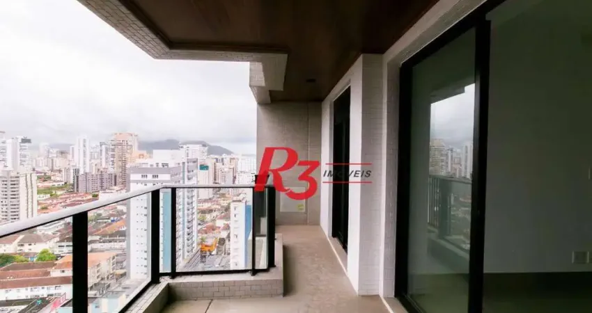 Apartamento com 1 dormitório à venda, 54 m² por r$ 790.000,00 - boqueirão - santos/sp