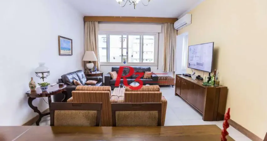 Apartamento com 2 dormitórios à venda, 115 m² por r$ 800.000,00 - boqueirão - santos/sp