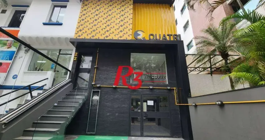 Sobrado com 4 dormitórios para alugar, 200 m² por r$ 25.550,00/mês - gonzaga - santos/sp