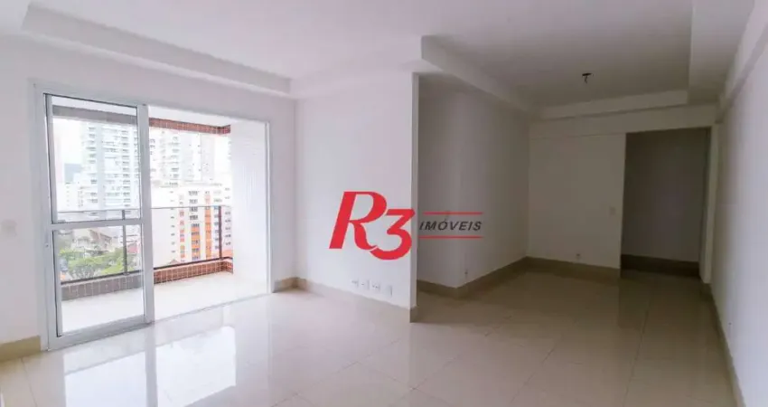 Apartamento à venda, 130 m² por r$ 1.480.000,00 - gonzaga - santos/sp