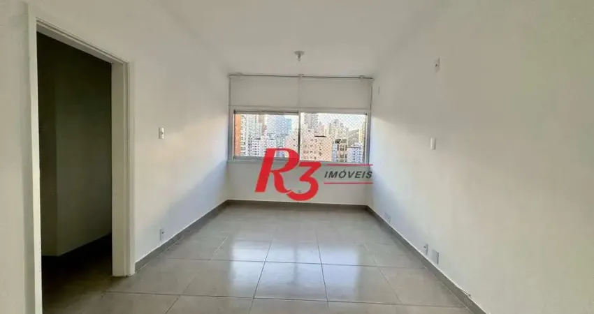 Studio com 1 dormitório à venda, 40 m² por r$ 350.000,00 - gonzaga - santos/sp