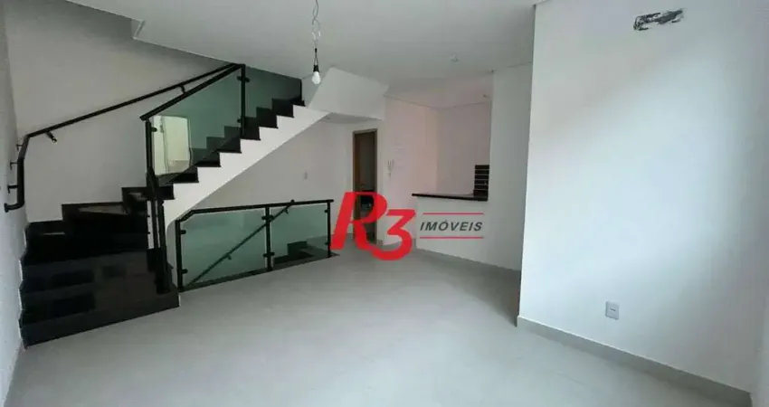 Casa com 2 dormitórios à venda, 90 m² por r$ 720.000,00 - marapé - santos/sp