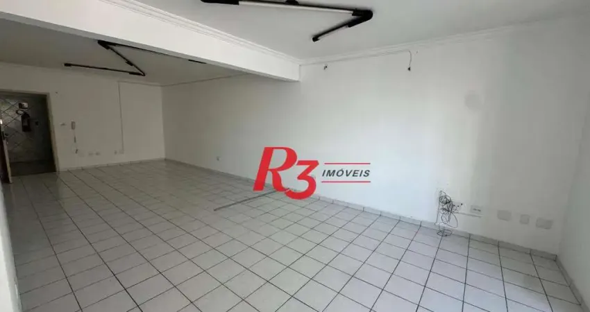 Sala à venda, 104 m² por r$ 300.000,00 - vila matias - santos/sp