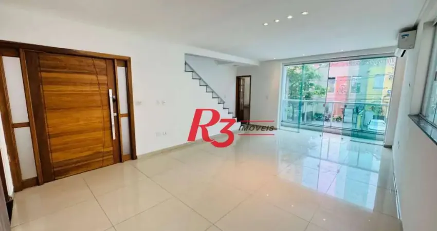 Casa com 4 dormitórios à venda, 194 m² por r$ 1.800.000,00 - gonzaga - santos/sp