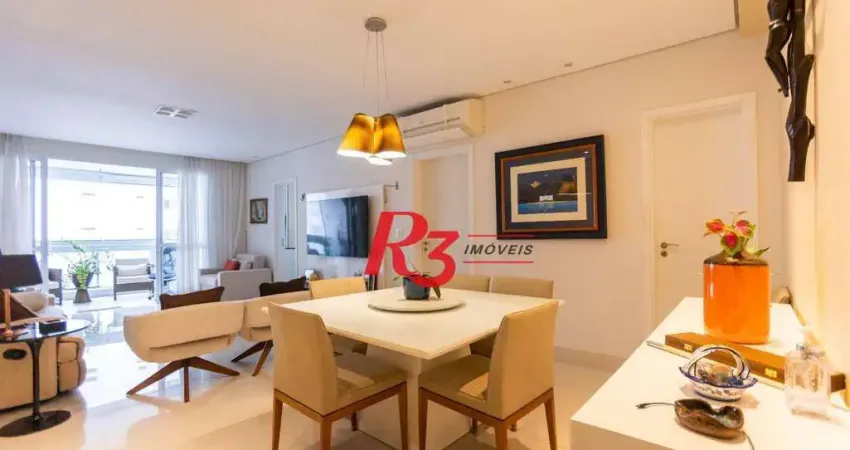 Apartamento com 1 dormitório à venda, 96 m² por r$ 1.710.000,00 - aparecida - santos/sp