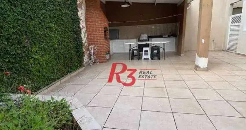 Sobrado à venda, 155 m² por r$ 1.160.000,00 - macuco - santos/sp