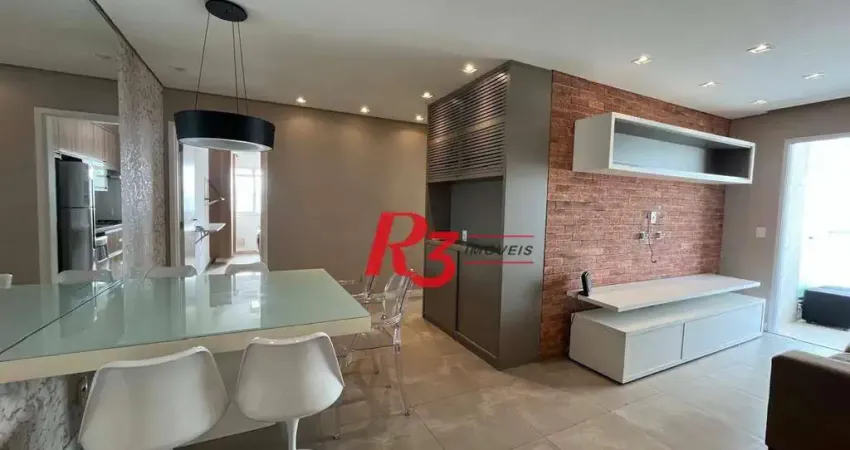 Apartamento com 3 dormitórios à venda, 84 m² por r$ 800.000,00 - marapé - santos/sp