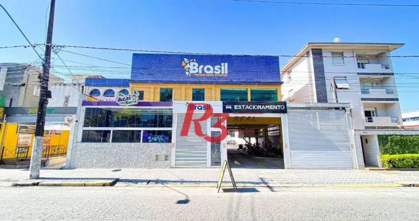 Loja, 630 m² - venda por r$ 7.000.000,00 ou aluguel por r$ 45.000,00/mês - paquetá - santos/sp