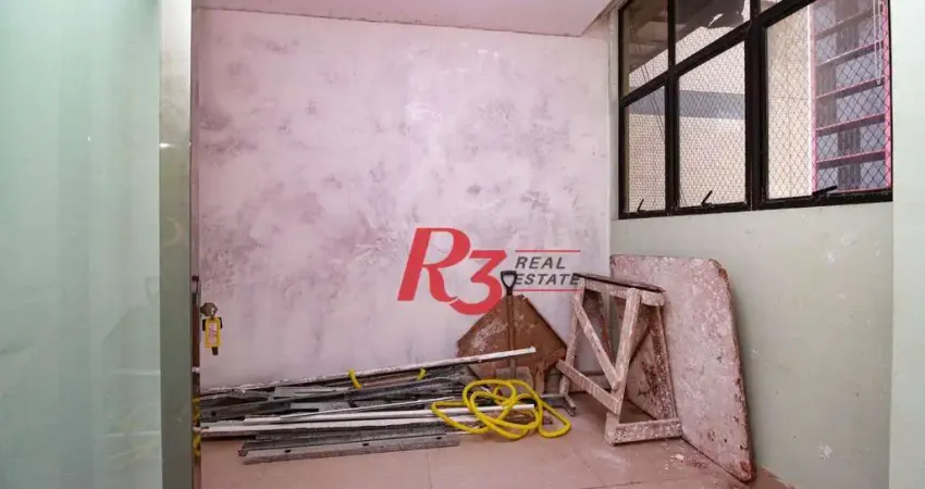 Sala para alugar, 90 m² por r$ 3.600,00/mês - centro - santos/sp