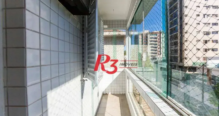 Apartamento com 2 dormitórios à venda, 90 m² por r$ 370.000,00 - embaré - santos/sp