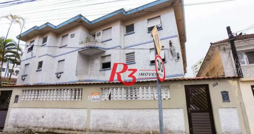 Apartamento com 2 dormitórios à venda, 53 m² por r$ 300.000,00 - encruzilhada - santos/sp