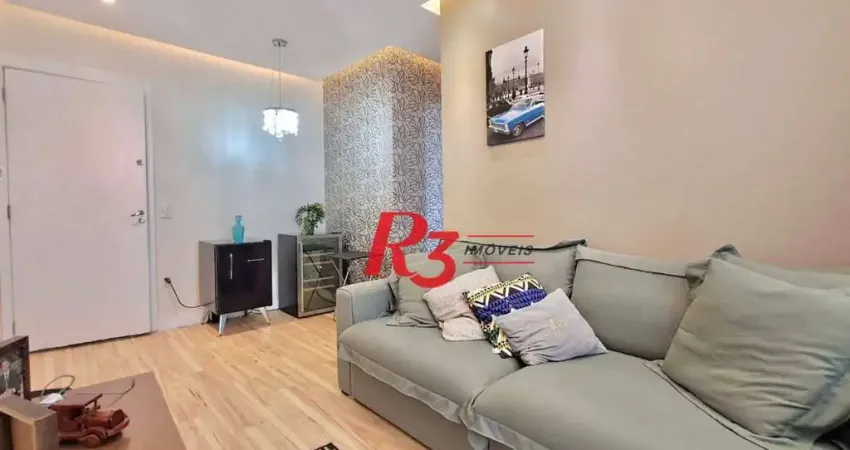 Apartamento com 2 dormitórios à venda, 49 m² por R$ 320.000,00 - Castelo - Santos/SP