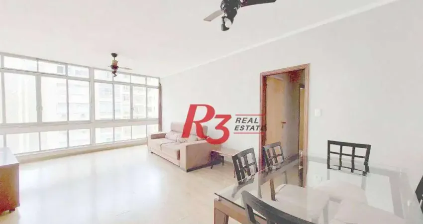 Apartamento com 3 dormitórios à venda, 140 m² por r$ 1.200.000,00 - gonzaga - santos/sp