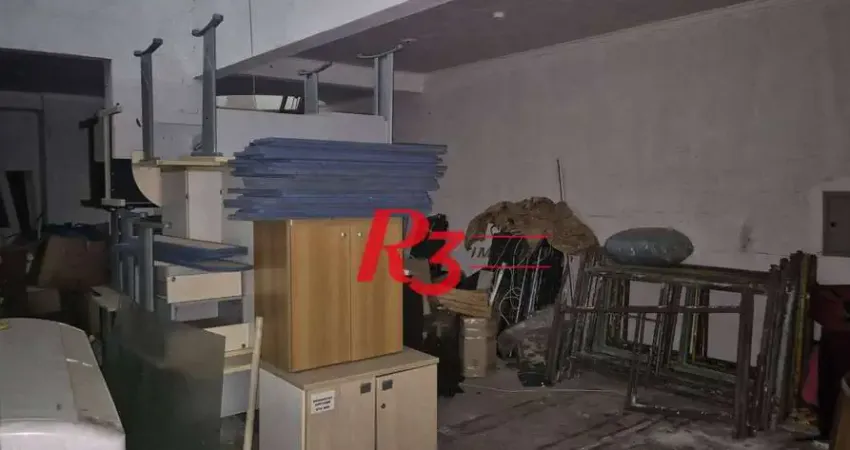 Loja para alugar, 120 m² por r$ 4.000,02/mês - centro - santos/sp