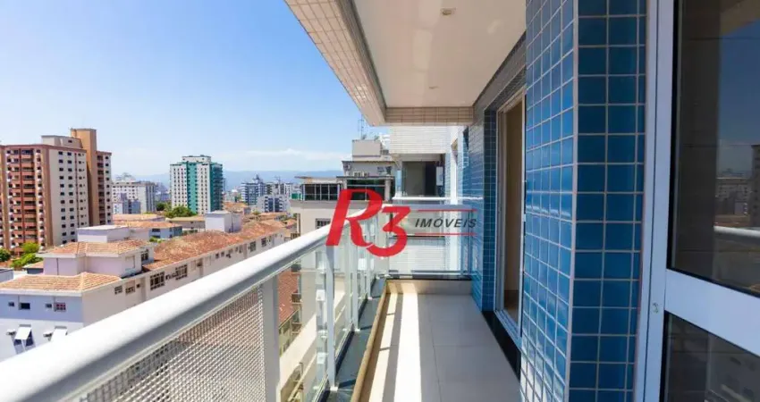 Apartamento com 1 dormitório para alugar, 52 m² por r$ 4.500,02/mês - embaré - santos/sp