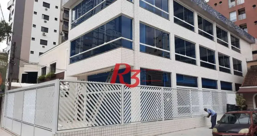 Prédio para alugar, 600 m² por r$ 45.000,00/mês - pompéia - santos/sp