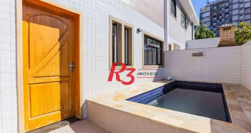 Sobrado com 3 dormitórios à venda, 140 m² por r$ 1.460.000,00 - vila belmiro - santos/sp