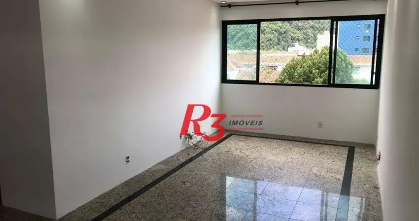 Apartamento com 2 dormitórios à venda, 100 m² por r$ 650.000,00 - campo grande - santos/sp