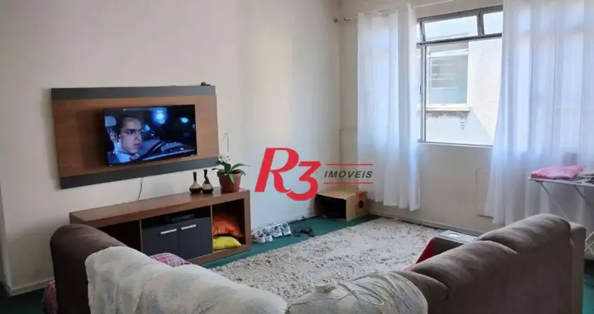 Apartamento com 3 dormitórios à venda, 69 m² por r$ 380.000,00 - boqueirão - santos/sp