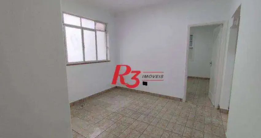 Apartamento com 2 dormitórios à venda, 59 m² por r$ 310.000,00 - marapé - santos/sp