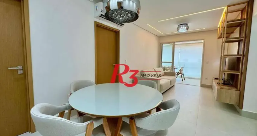 Apartamento com 2 dormitórios à venda, 99 m² por r$ 1.750.000,00 - aparecida - santos/sp