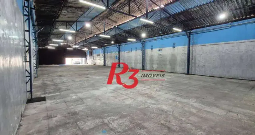 Galpão à venda, 600 m² por r$ 2.500.000,00 - campo grande - santos/sp