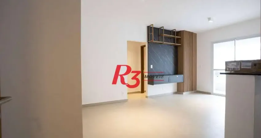 Apartamento com 2 dormitórios à venda, 74 m² por r$ 1.065.000,00 - boqueirão - santos/sp