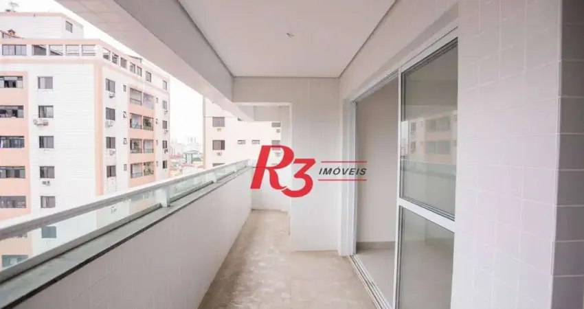 Apartamento com 2 dormitórios à venda, 59 m² por r$ 580.000,00 - marapé - santos/sp