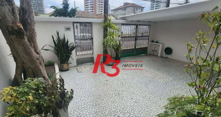 Casa com 3 dormitórios à venda, 117 m² por r$ 790.000,00 - aparecida - santos/sp