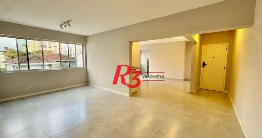 Apartamento com 2 dormitórios à venda, 105 m² por r$ 699.000,00 - gonzaga - santos/sp