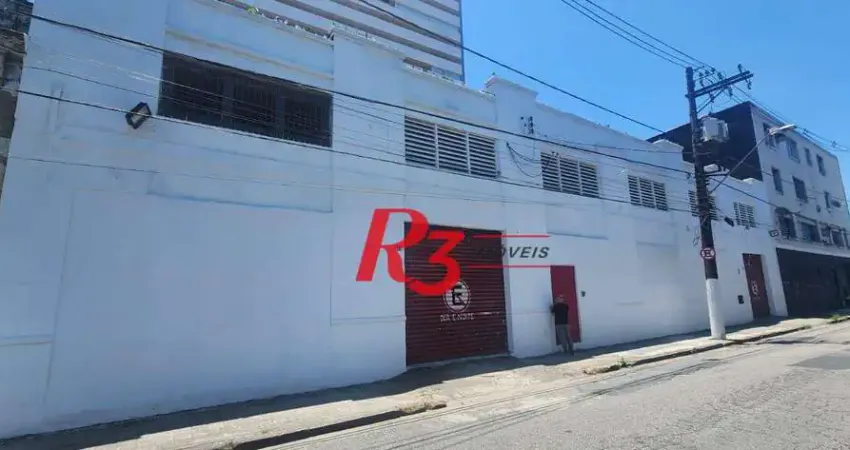 Galpão para alugar, 879 m² por r$ 35.000,01/mês - encruzilhada - santos/sp
