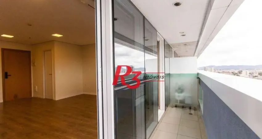 Sala para alugar, 37 m² por r$ 3.000,00/mês - vila belmiro - santos/sp