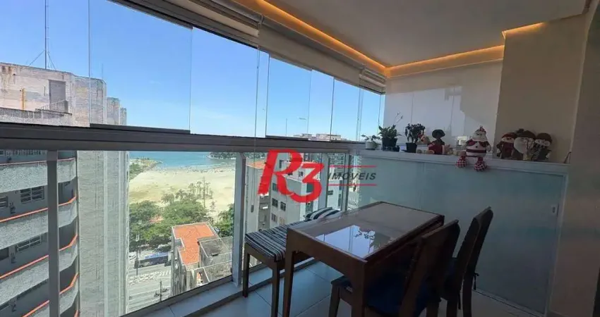 Apartamento com 1 dormitório à venda, 48 m² por R$ 620.000,00 - José Menino - Santos/SP