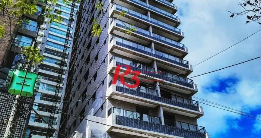 Apartamento com 2 dormitórios à venda, 77 m² por R$ 1.350.000,00 - Aparecida - Santos/SP