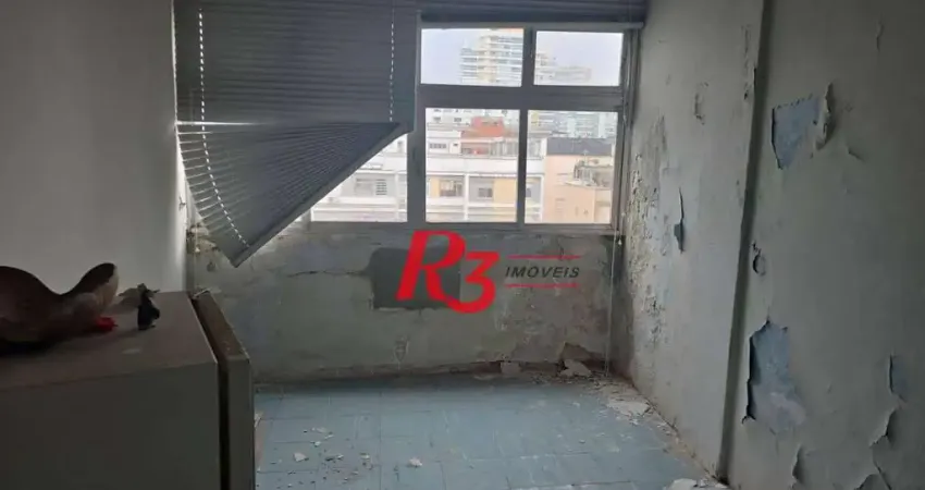 Kitnet / Stúdio à venda na Avenida Bartolomeu de Gusmão, 71, Embaré, Santos