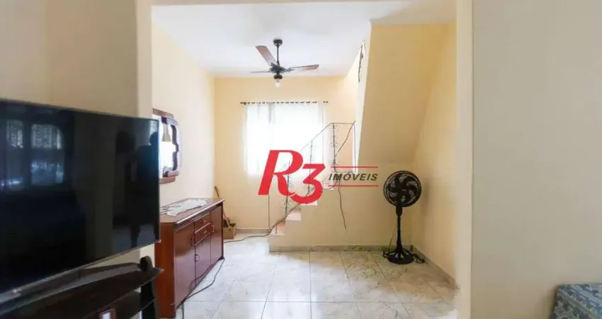 Sobrado com 2 dormitórios à venda, 117 m² por R$ 470.000,00 - Estuário - Santos/SP