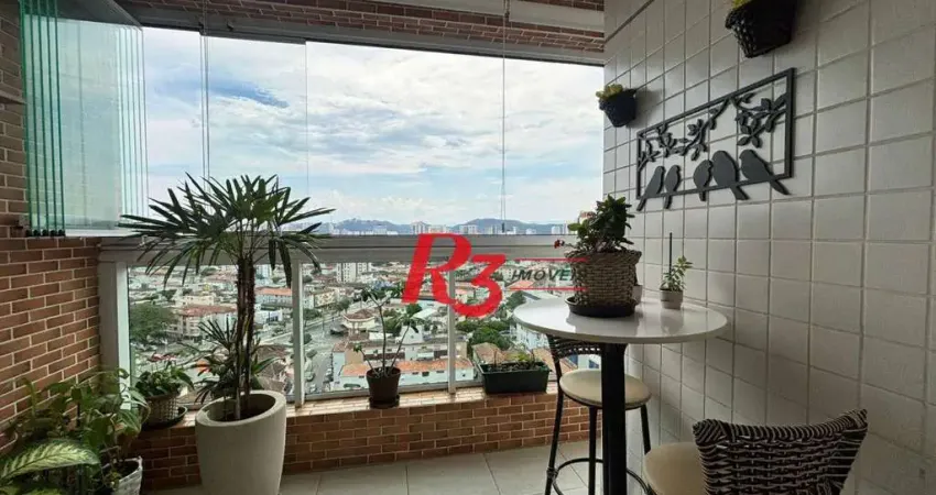 Apartamento com 1 dormitório à venda, 49 m² por R$ 460.000,00 - Macuco - Santos/SP