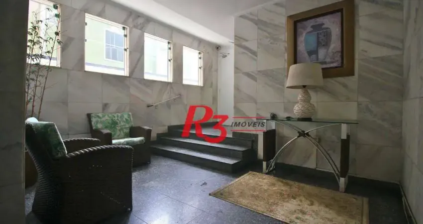 Apartamento com 2 dormitórios à venda, 82 m² por R$ 532.000,00 - Gonzaga - Santos/SP