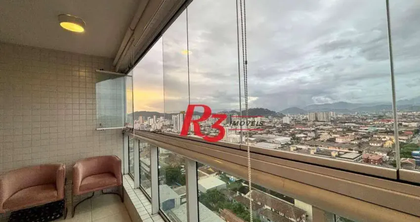 Apartamento com 2 dormitórios à venda, 66 m² por R$ 600.000,00 - Macuco - Santos/SP