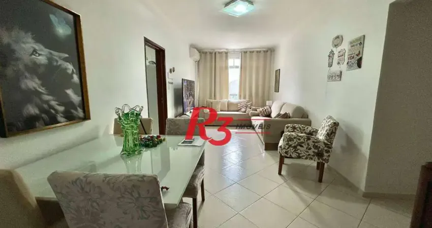Apartamento com 2 dormitórios à venda, 100 m² por R$ 586.000,00 - Marapé - Santos/SP
