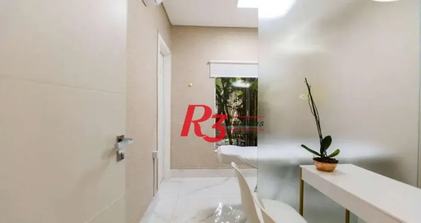 Sala para alugar, 30 m² por R$ 3.700,00/mês - Estuário - Santos/SP