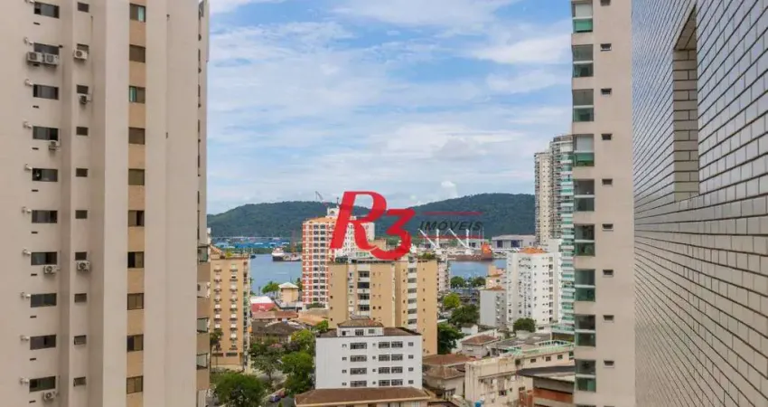 Apartamento com 1 dormitório para alugar, 48 m² por R$ 5.000,00/mês - Ponta da Praia - Santos/SP