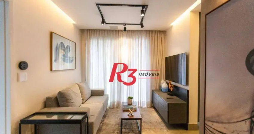 Apartamento com 1 dormitório à venda, 54 m² por R$ 954.000,00 - Boqueirão - Santos/SP